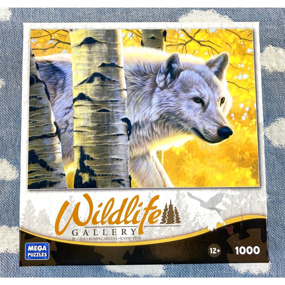 Wildlife Gallery Puzzle Wolf 1000 Pieces Mega Brand New New in Sealed Box